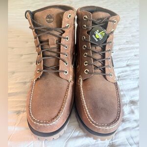 Timberland Brown Leather Hiking Work Boots NWT